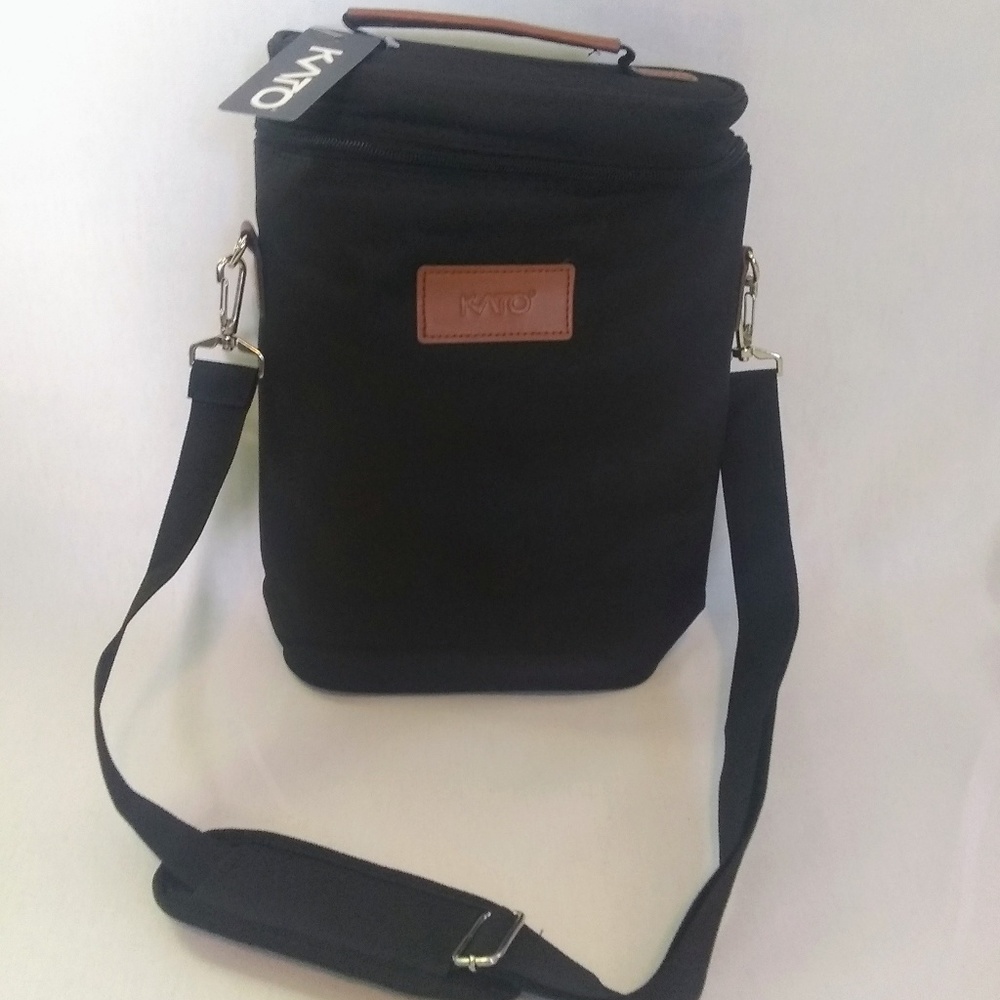 Kato Unisex Thermal Wine Tote Shoulder Padded Bag